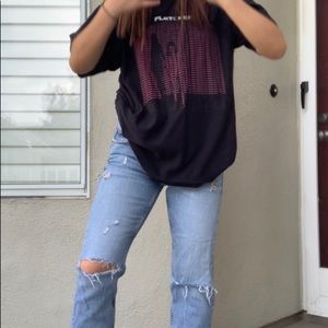 Zara Ripped Mom Jeans